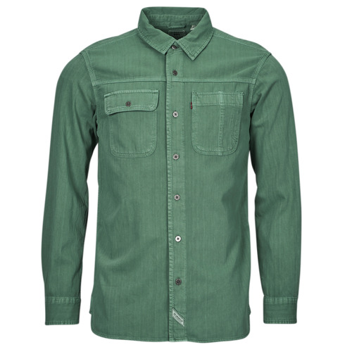 Abbigliamento Uomo Camicie maniche lunghe Levi's LS AUBURN WORKER Verde
