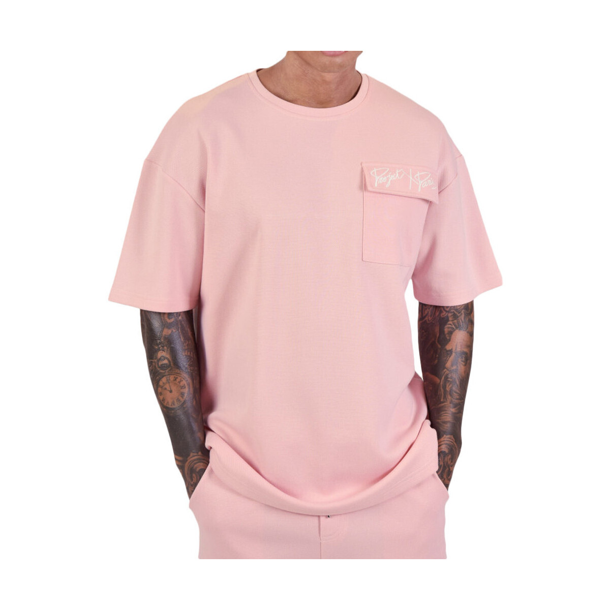 Abbigliamento Uomo T-shirt & Polo Project X Paris PXP-2210304 Rosa