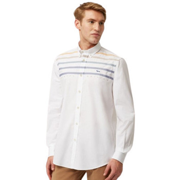 Abbigliamento Uomo Camicie maniche lunghe Harmont & Blaine CRK944011759M Bianco