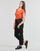 Abbigliamento Donna T-shirt maniche corte Pieces PCBILLO TEE LUREX STRIPES Arancio