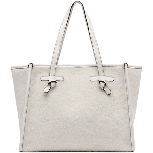 Borse Donna Borse a mano G.chiarini Marcella Shopping bag Marcella in tessuto Furry Bianco