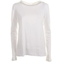 Abbigliamento Donna T-shirt & Polo Eleventy Maglia a maniche lunghe bianca con lurex Bianco