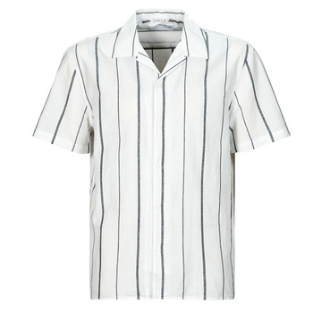 Abbigliamento Uomo Camicie maniche corte Selected SLHRELAXNEW-LINEN Blu