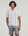 Abbigliamento Uomo Camicie maniche corte Selected SLHRELAXNEW-LINEN Blu / Bianco