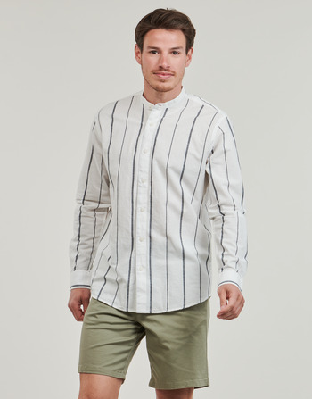 Abbigliamento Uomo Camicie maniche lunghe Selected SLHREGNEW-LINEN Bianco