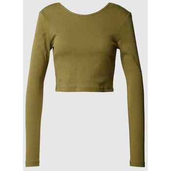 Only ONLKIKA L/S CROPPED TOP JRS Verde