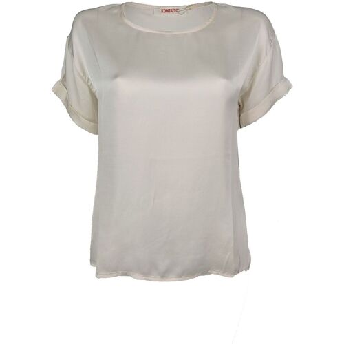 Abbigliamento Donna T-shirt & Polo Kontatto MU802 2000000366609 Bianco