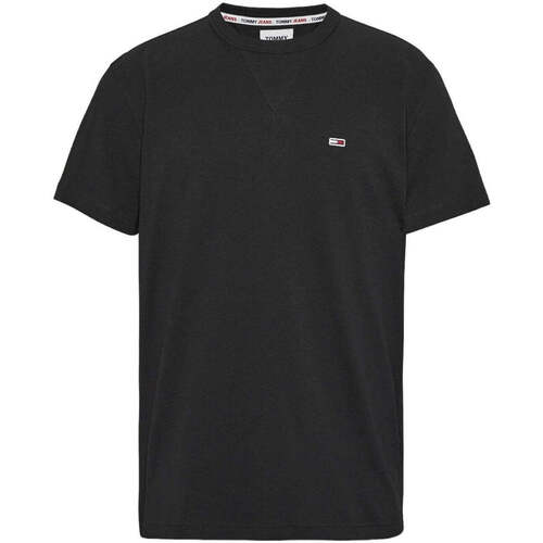 Abbigliamento Uomo T-shirt & Polo Tommy Hilfiger T-Shirt e Polo Uomo  DM0DM16882 BDS Nero Nero