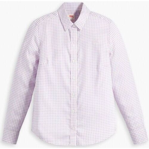 Abbigliamento Donna Camicie Levi's 34574 0012 - BW SHIRT-WHITE/PINK Rosa