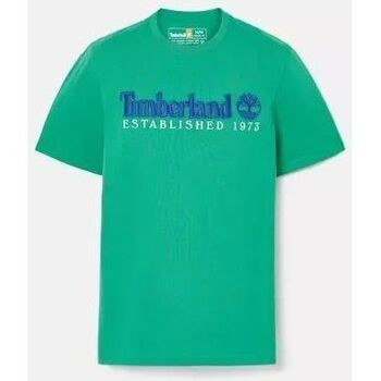 Abbigliamento Uomo T-shirt & Polo Timberland TB0A6SE1 SS EST. 1973 CREW TEE-ED3 CELTIC GREEN Verde