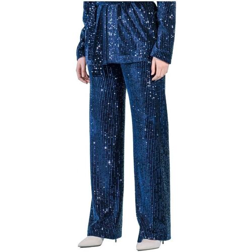 Abbigliamento Donna Pantaloni da completo Ghejtah I23G597 2000000395302 Blu