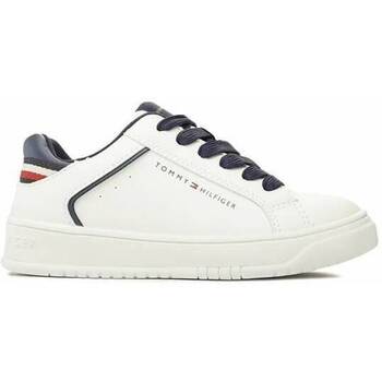 Scarpe Bambino Sneakers Tommy Hilfiger TOMMY HILFIGER SNEAKERS BAMBINO T3X9-33112 Bianco