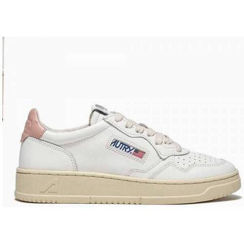 Scarpe Donna Sneakers Autry sneakers donna medalist low bianco e rosa Bianco