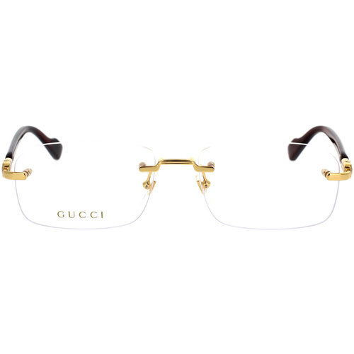 Orologi & Gioielli Occhiali da sole Gucci Occhiali da Vista  GG1221O 002 Oro