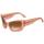 Orologi & Gioielli Donna Occhiali da sole Dsquared D2 0118/S Occhiali da sole, Pesca/Marrone, 57 mm Altri
