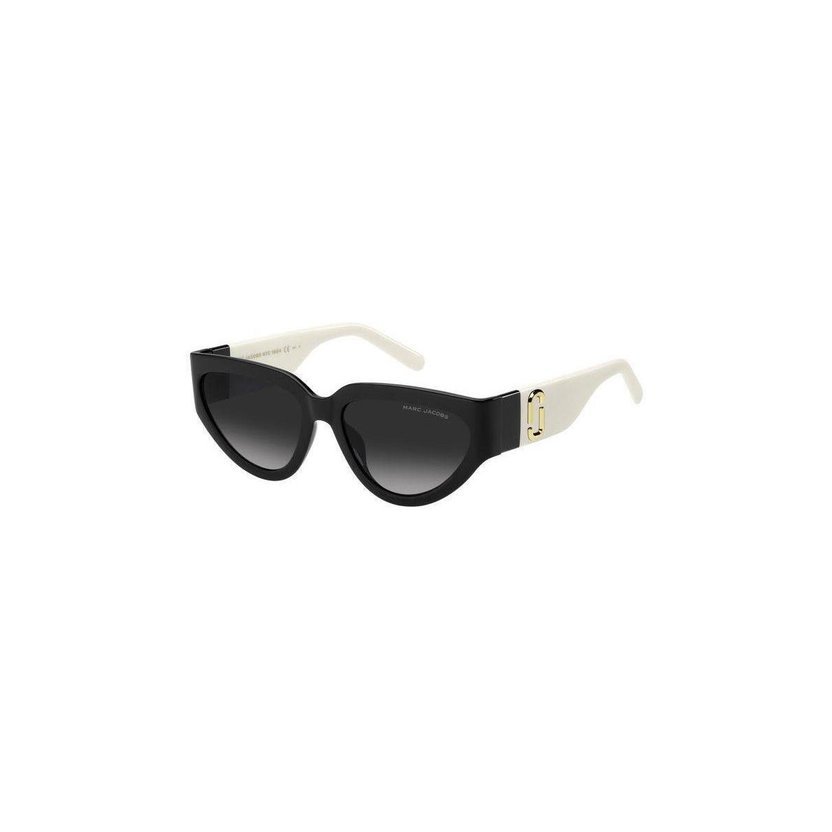 Orologi & Gioielli Donna Occhiali da sole Marc Jacobs MARC 645/S Occhiali da sole, Nero/bianco/Grigio scuro, 57 mm Altri