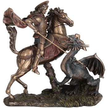Casa Statuette e figurine Signes Grimalt San Jorge A Cavallo E Drago Oro