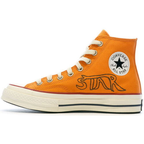 Scarpe Donna Sneakers alte Converse A01762C Arancio