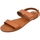 Scarpe Donna Sandali Malu Shoes Sandalo basso cuoio due fasce in morbida pelle cinturino alla c Multicolore
