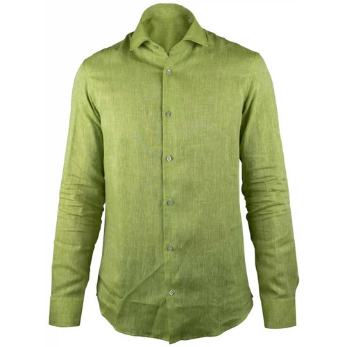 Abbigliamento Uomo Camicie maniche lunghe Moorer  Verde