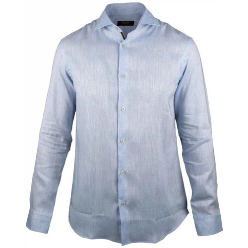 Abbigliamento Uomo Camicie maniche lunghe Moorer  Blu