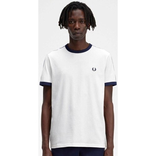 Abbigliamento Uomo T-shirt maniche corte Fred Perry M4620 Bianco