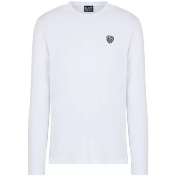 Abbigliamento Uomo T-shirt & Polo Ea7 Emporio Armani T-shirt a maniche lunghe EA7 8NPT17 PJRGZ Uomo Bianco Bianco