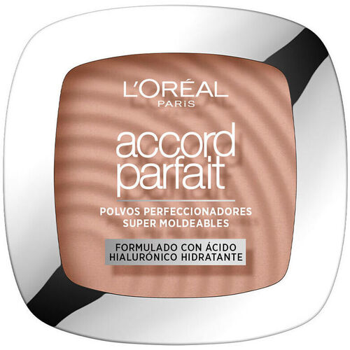 Bellezza Donna Fondotinta & primer L'oréal Accord Parfait Polvo Fundente Hyaluronic Acid 5.r 