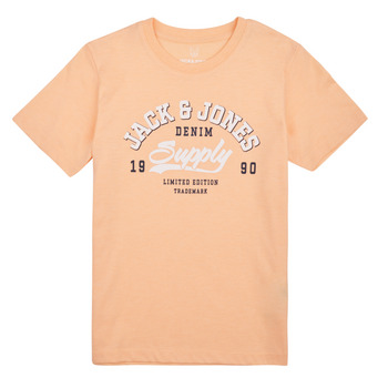 Abbigliamento Bambino T-shirt maniche corte Jack & Jones JJELOGO TEE SS NECK 2 COL 23/24 NOOS JNR Arancio