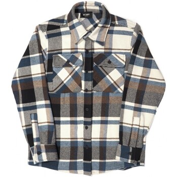 Abbigliamento Uomo T-shirt & Polo Ko Samui Tailors Overshirt Gallery A Quadretti Blu