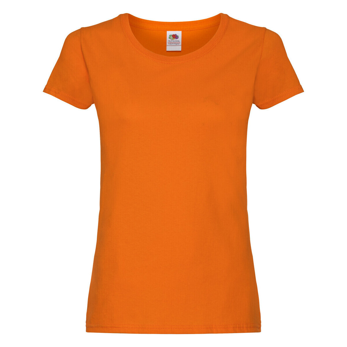 Abbigliamento Donna T-shirts a maniche lunghe Fruit Of The Loom 61420 Arancio