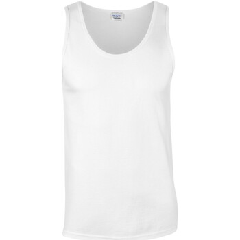 Abbigliamento Uomo Top / T-shirt senza maniche Gildan 64200 Bianco