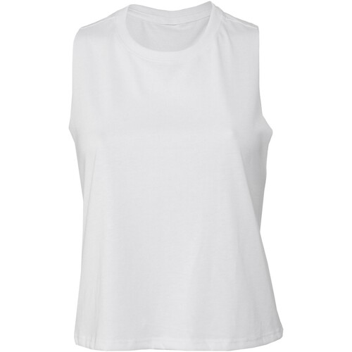 Abbigliamento Donna Top / T-shirt senza maniche Bella + Canvas BE6682 Bianco