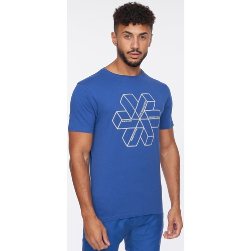 Abbigliamento Uomo T-shirts a maniche lunghe Crosshatch Allred Blu