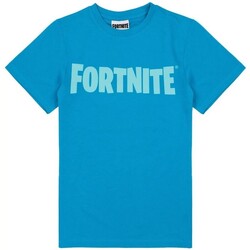Abbigliamento Unisex bambino T-shirt maniche corte Fortnite Battle Royale Blu