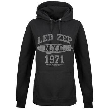 Abbigliamento Donna Felpe Led Zeppelin Lz College Nero