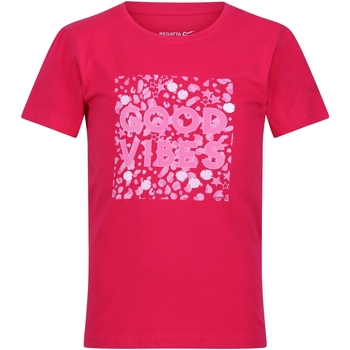 Abbigliamento Unisex bambino T-shirt maniche corte Regatta Bosley VI Rosso