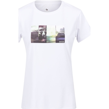 Abbigliamento Donna T-shirts a maniche lunghe Regatta Fingal VII Bianco