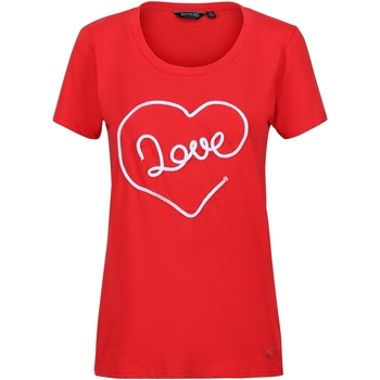 Abbigliamento Donna T-shirts a maniche lunghe Regatta Filandra VII Rosso