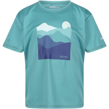 Abbigliamento Unisex bambino T-shirt maniche corte Regatta Alvarado VII Blu