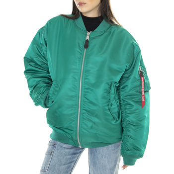 Abbigliamento Donna Giacche Alpha MA-1 Core Wmn Jungle Green Verde