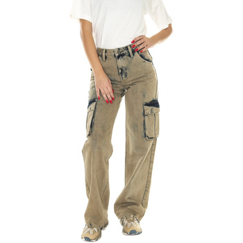 Abbigliamento Donna Jeans Guess? Go Kit Cargo Pant Go Acid Brown Marrone