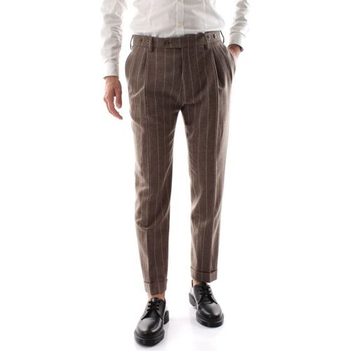 Abbigliamento Uomo Pantaloni Berwich BARBER AN1569-IT CAMEL Beige