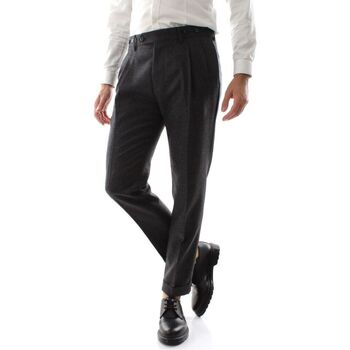 Abbigliamento Uomo Pantaloni Berwich BARBER RD1482-DK GREY Grigio
