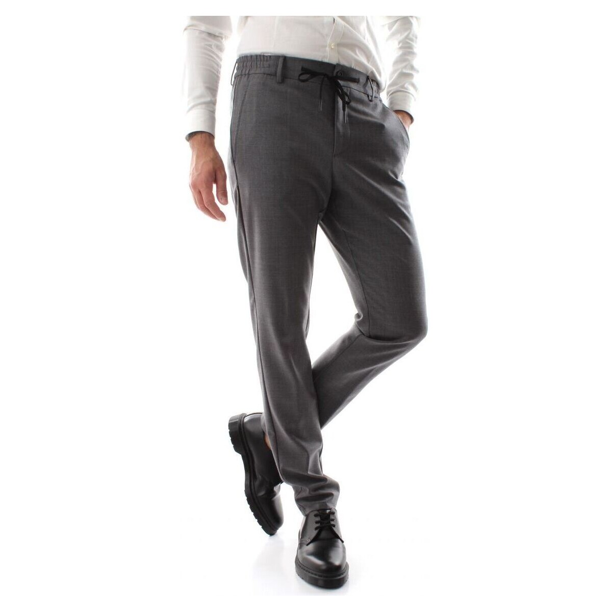 Abbigliamento Uomo Pantaloni Berwich SPIAGGIA SLIM BN6000X-GREY Grigio