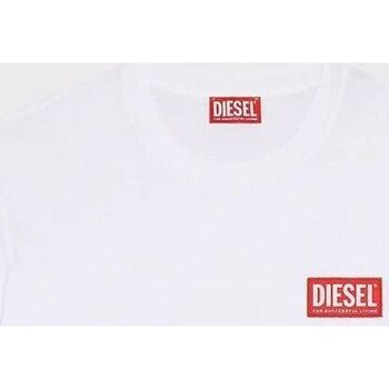 Abbigliamento Uomo T-shirt & Polo Diesel A11927 0CATM T-JUST-NLABEL-100 Bianco