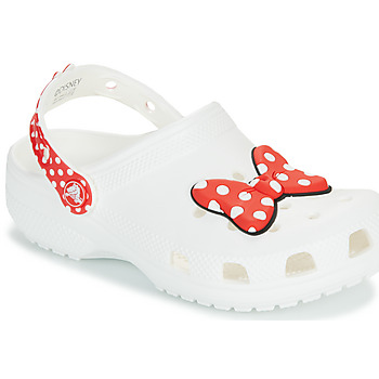 Scarpe Bambina Zoccoli Crocs Disney Minnie Mouse Cls Clg K Bianco / Rosso