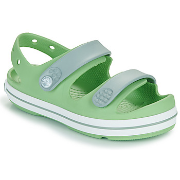 Scarpe Unisex bambino Sandali Crocs Crocband Cruiser Sandal T Verde