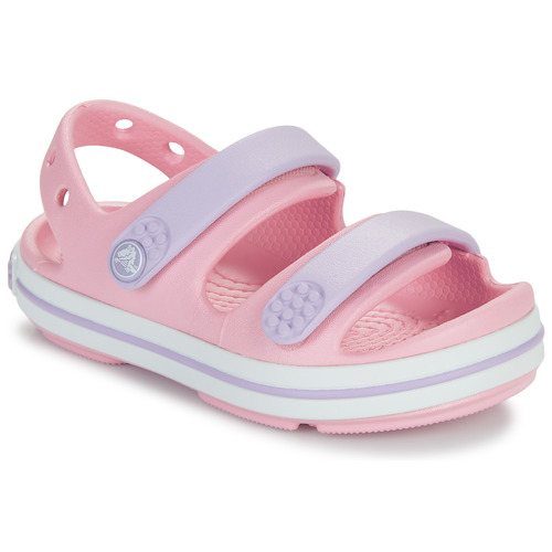 Scarpe Bambina Sandali Crocs Crocband Cruiser Sandal T Rosa