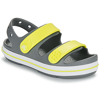Scarpe Unisex bambino Sandali Crocs Crocband Cruiser Sandal K Grigio / Giallo
